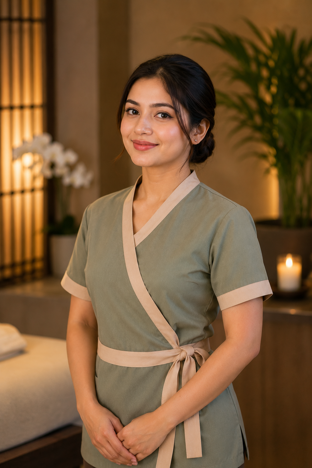 Couples massage room at a premium spa in Bengaluru